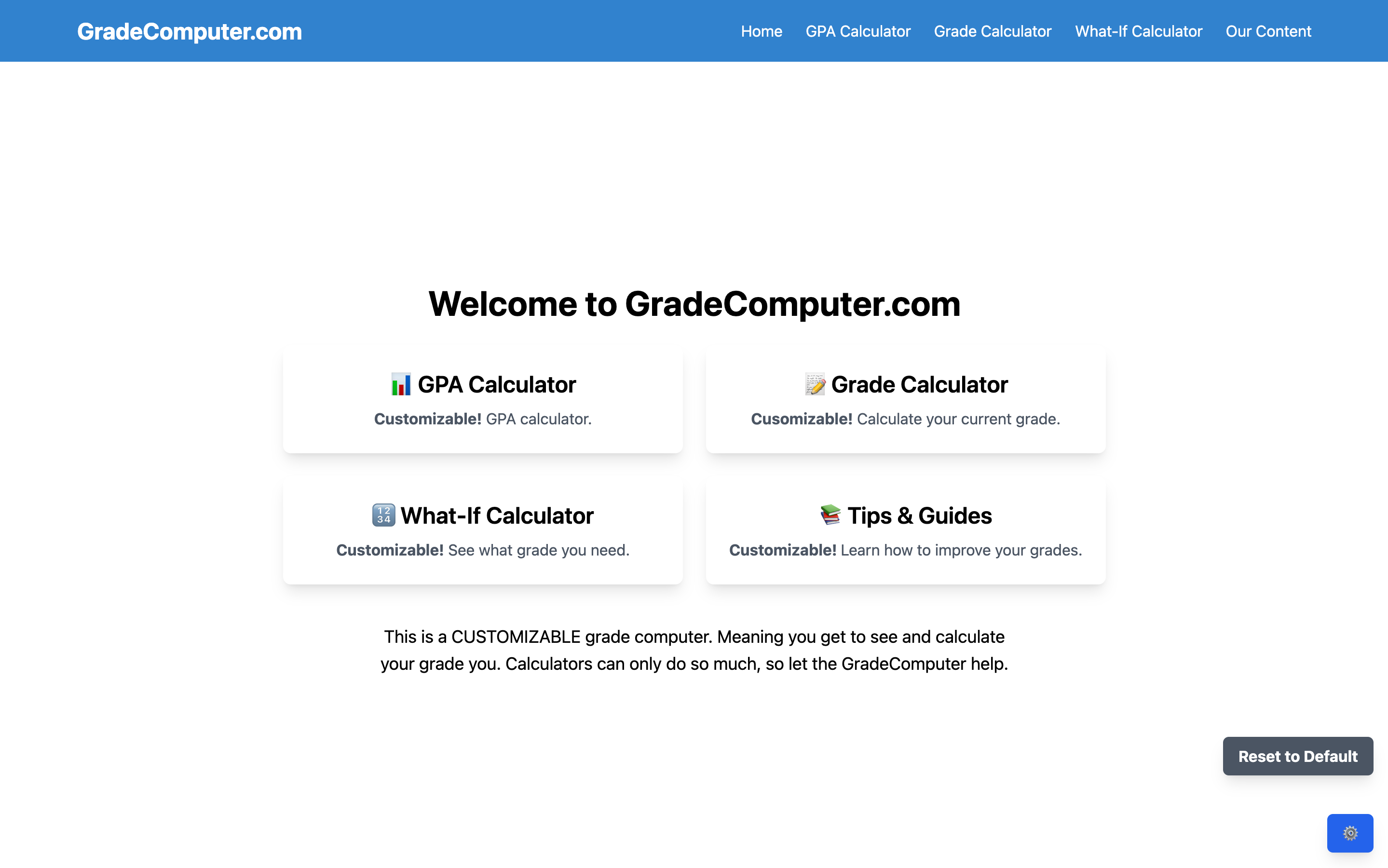 GradeComputer Screenshot